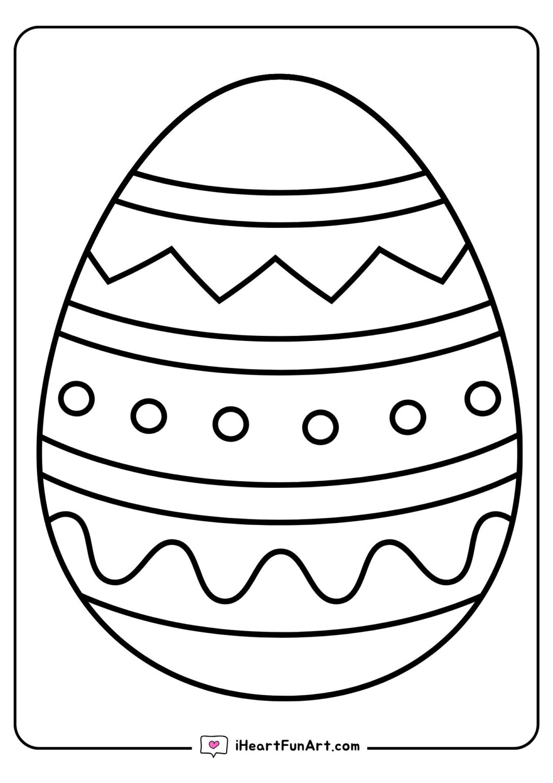 Easter Egg Coloring Pages - 100% FREE PRINTABLES