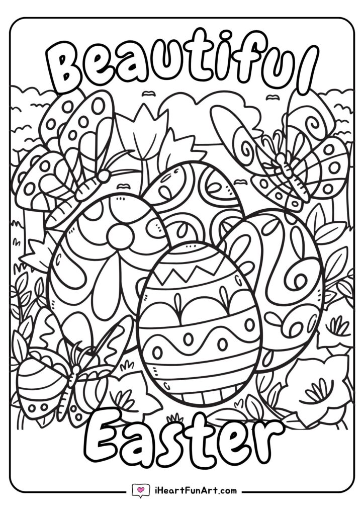 Easter Coloring Pages - 100% FREE PRINTABLES