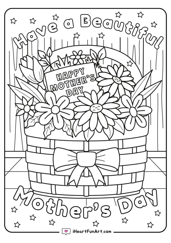 Mother's Day Coloring Pages - 100% FREE Printables