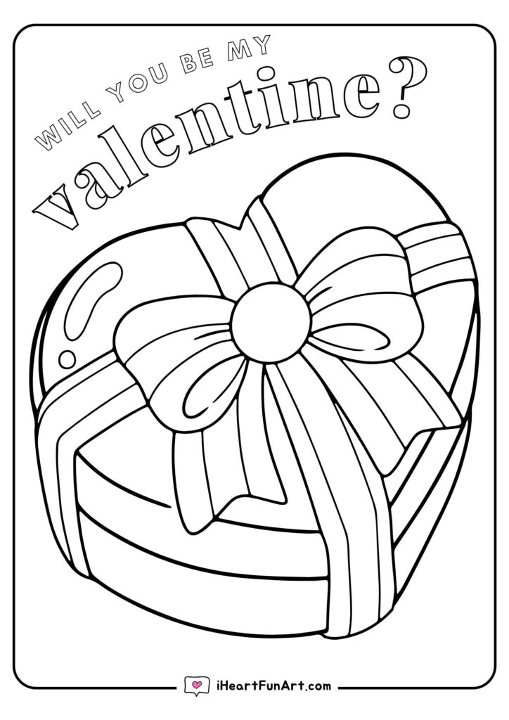 Valentines Coloring Pages - 100% FREE PRINTABLES