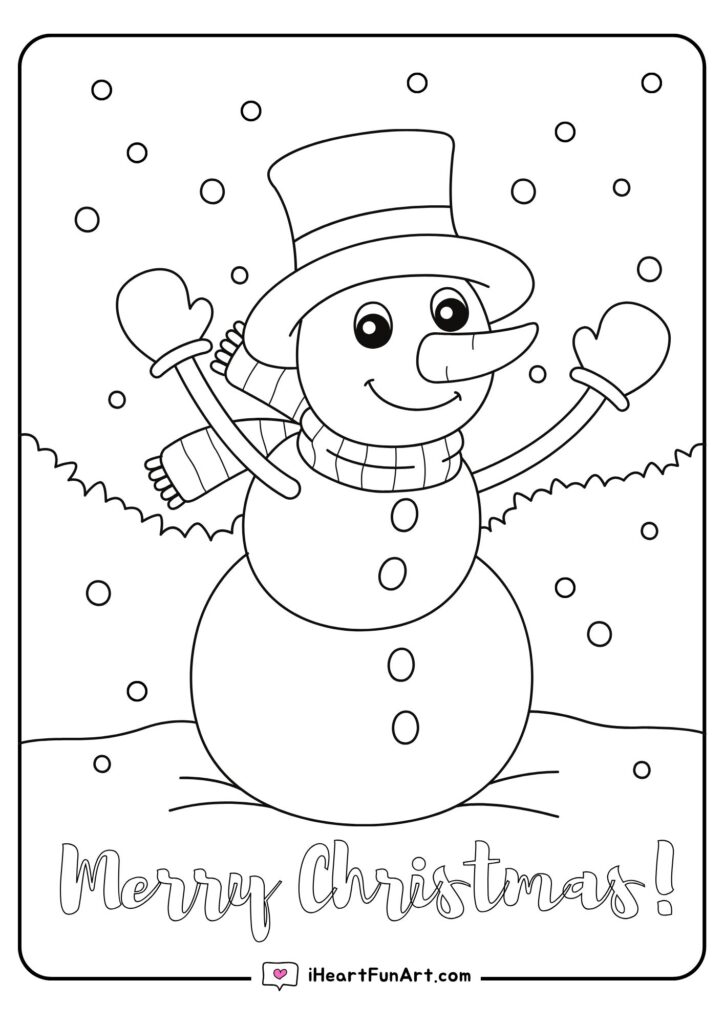 Christmas Coloring Pages - 100% FREE PRINTABLES