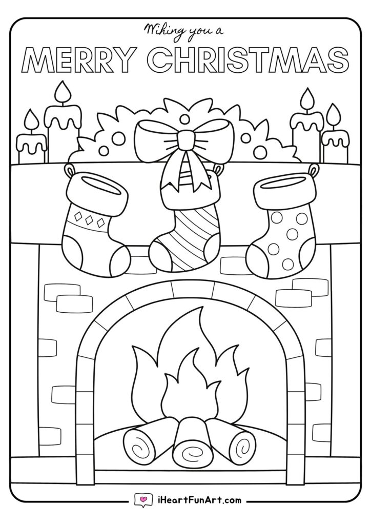 Christmas Coloring Pages - 100% FREE PRINTABLES