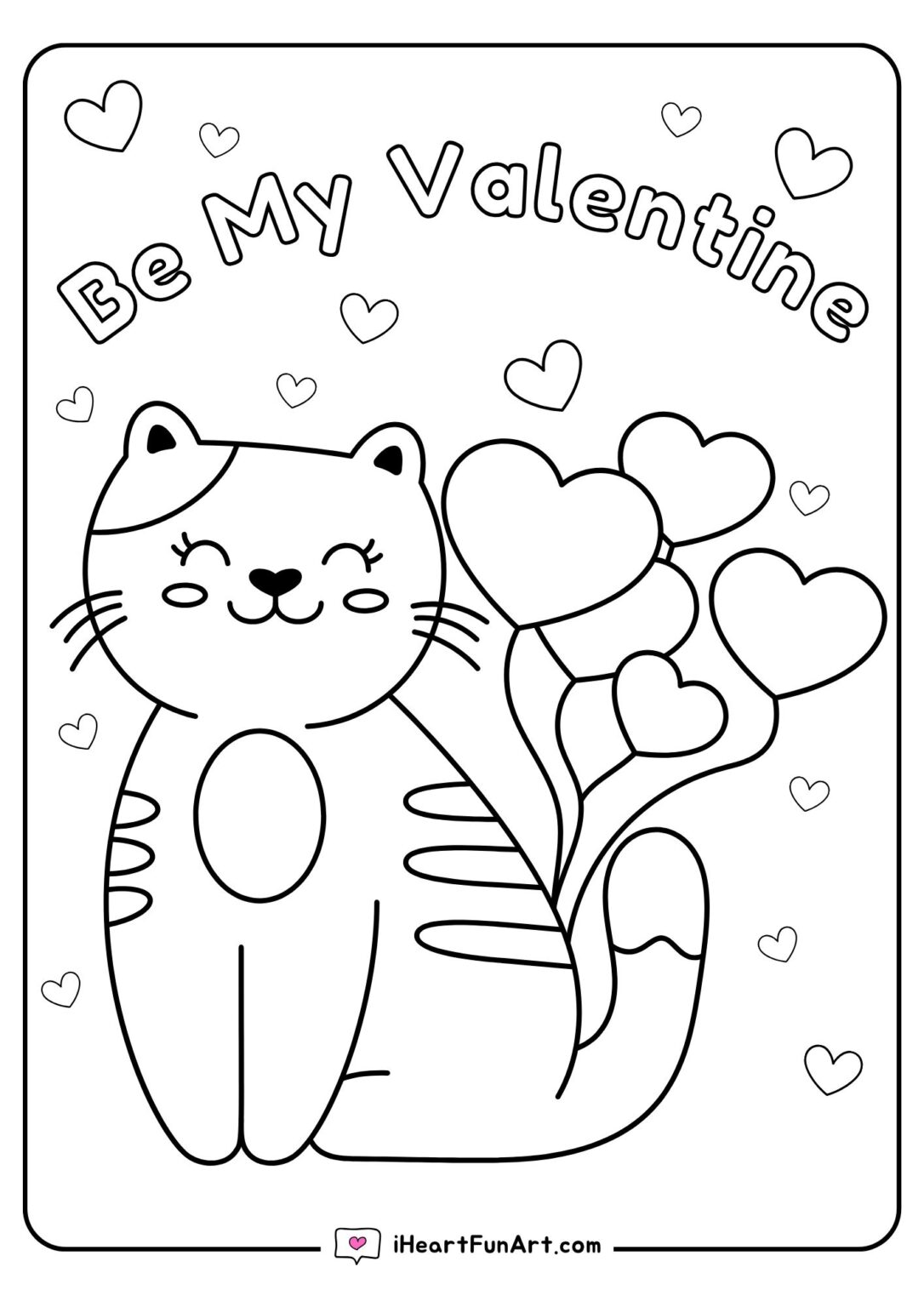 Valentines Coloring Pages - 100% FREE PRINTABLES