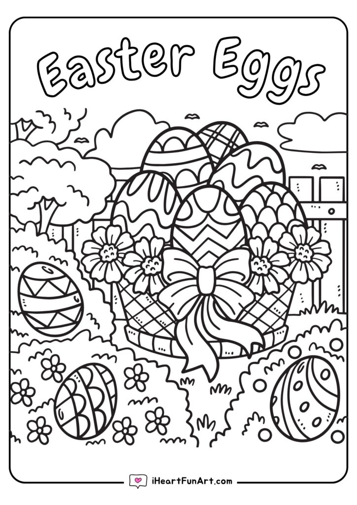 Easter Coloring Pages - 100% FREE PRINTABLES