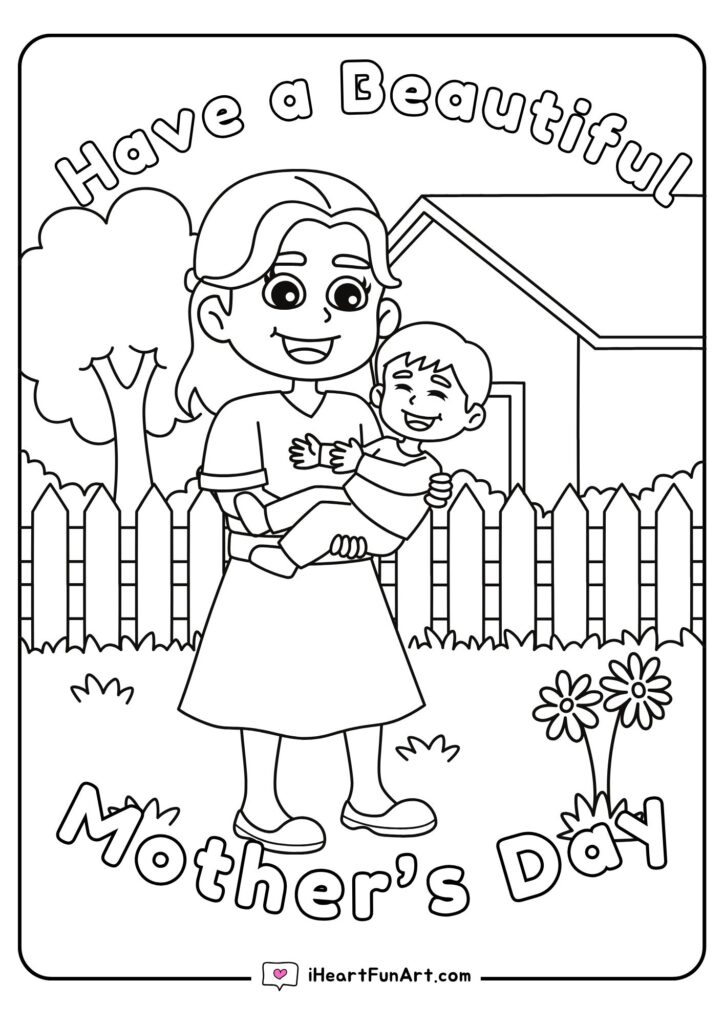 Mother's Day Coloring Pages - 100% FREE Printables