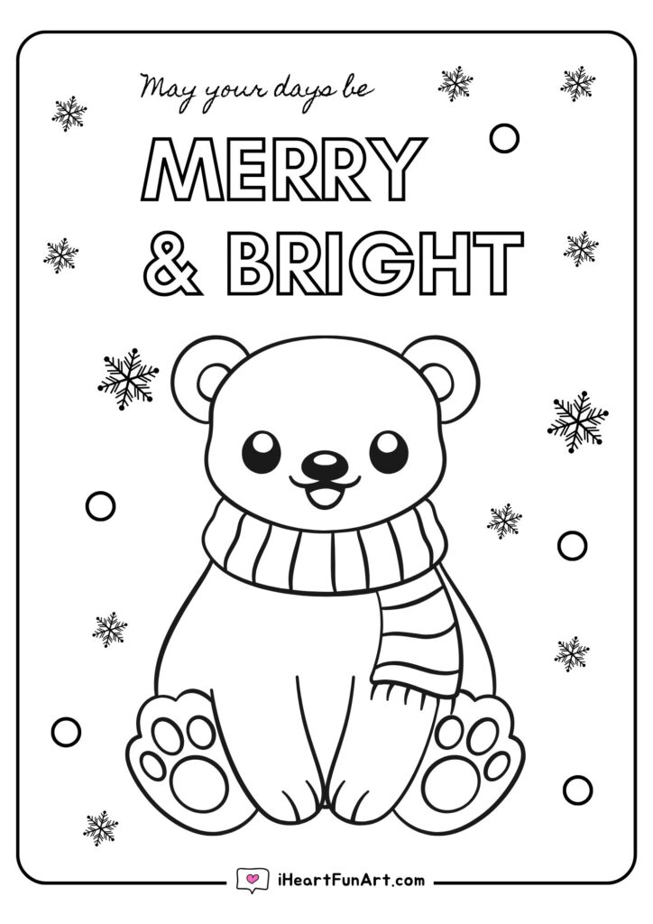 Christmas Coloring Pages - 100% FREE PRINTABLES