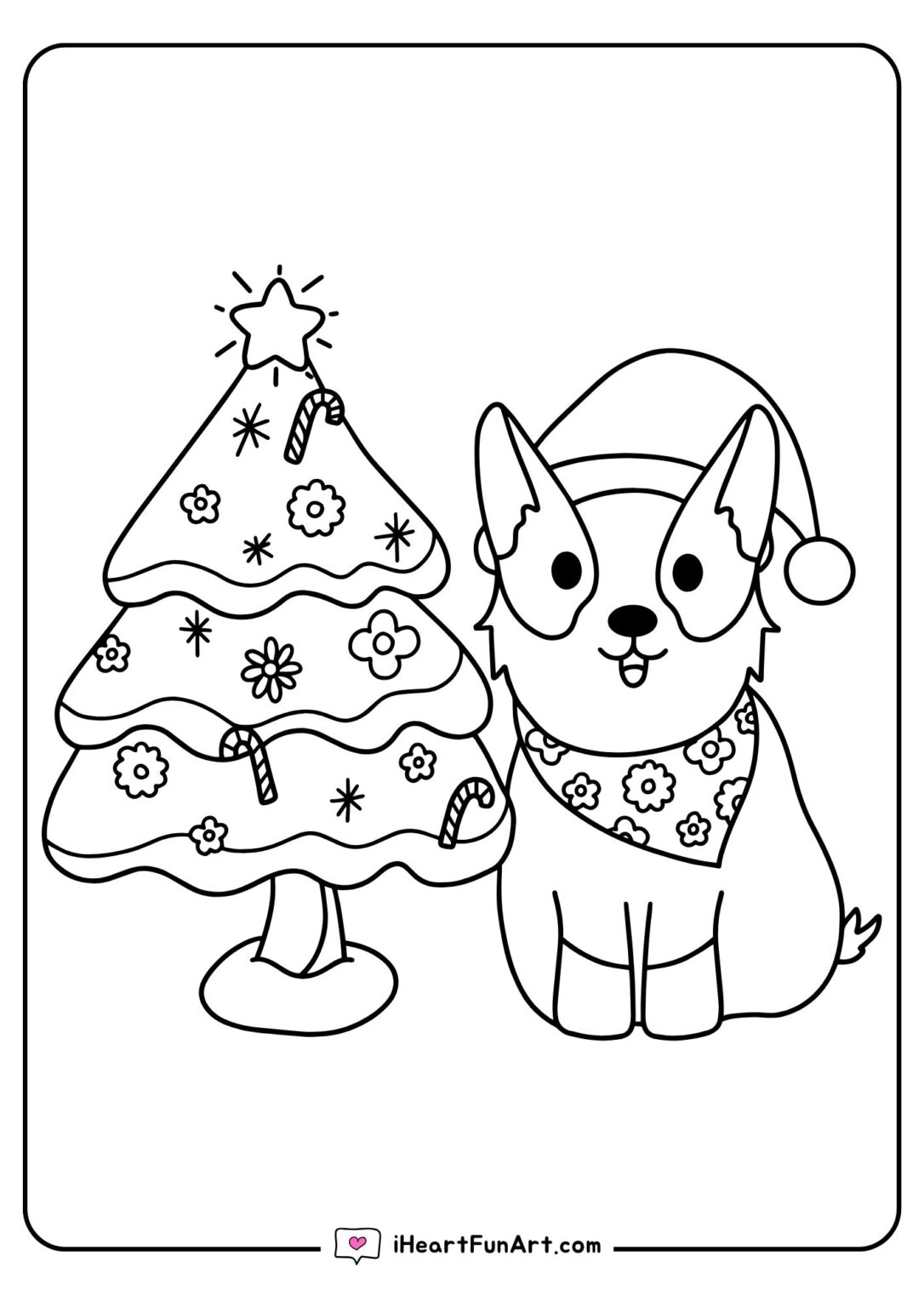 Christmas Tree Coloring Pages - 100% FREE PRINTABLES