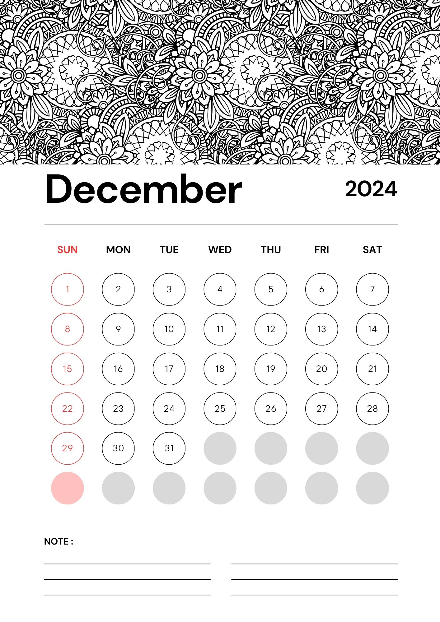 december calendar