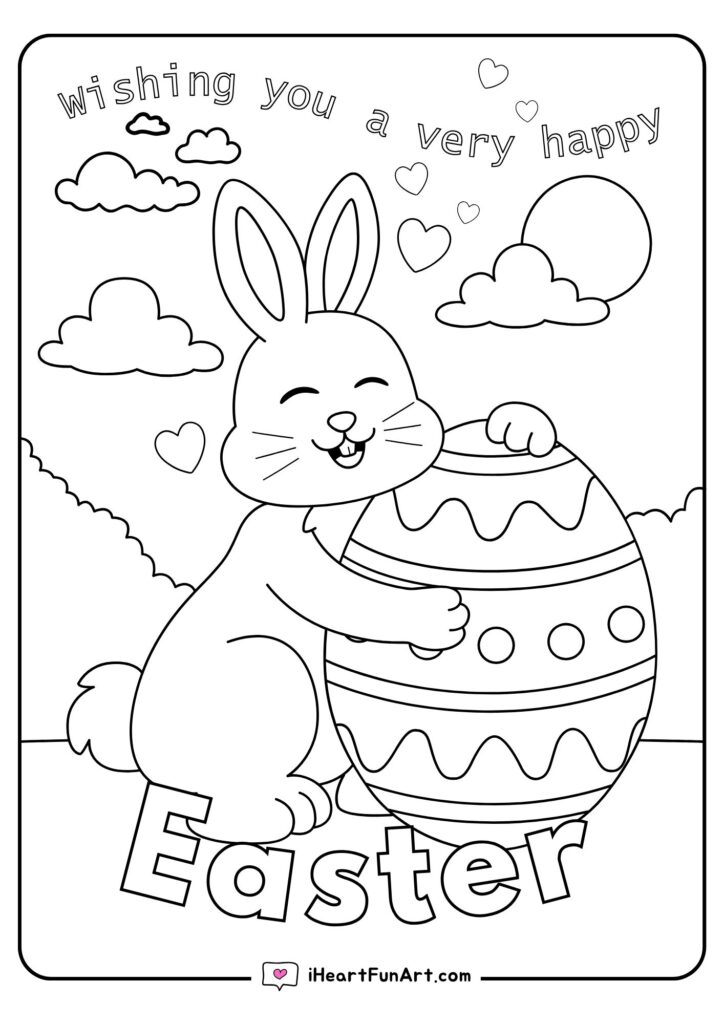 Easter Coloring Pages - 100% FREE PRINTABLES