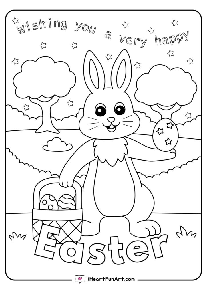 Easter Coloring Pages - 100% FREE PRINTABLES