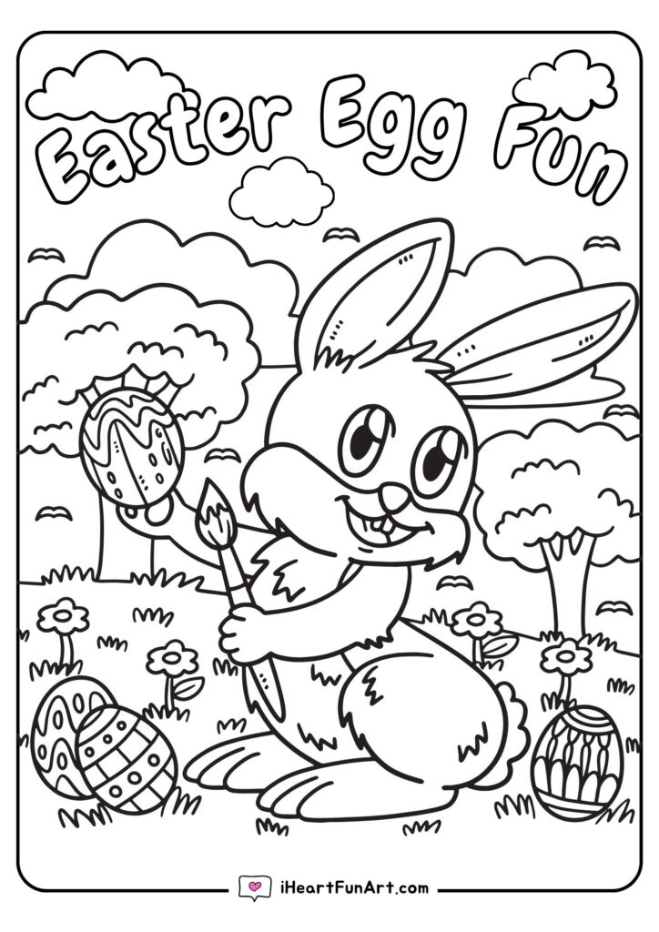 Easter Coloring Pages - 100% FREE PRINTABLES