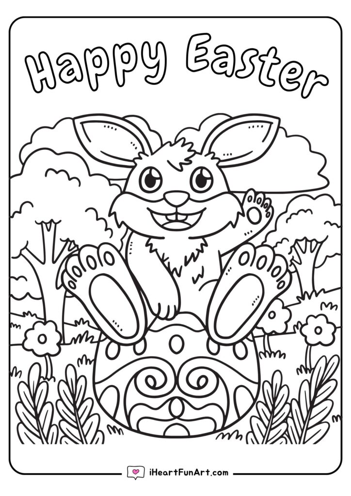 Easter Coloring Pages - 100% FREE PRINTABLES