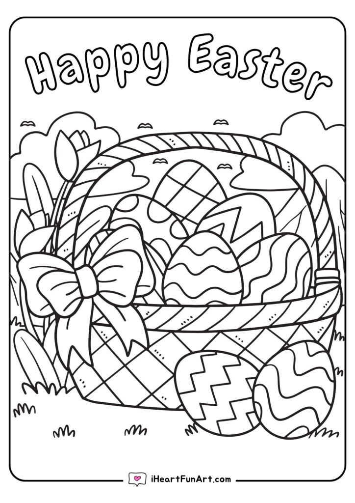 Easter Coloring Pages - 100% FREE PRINTABLES