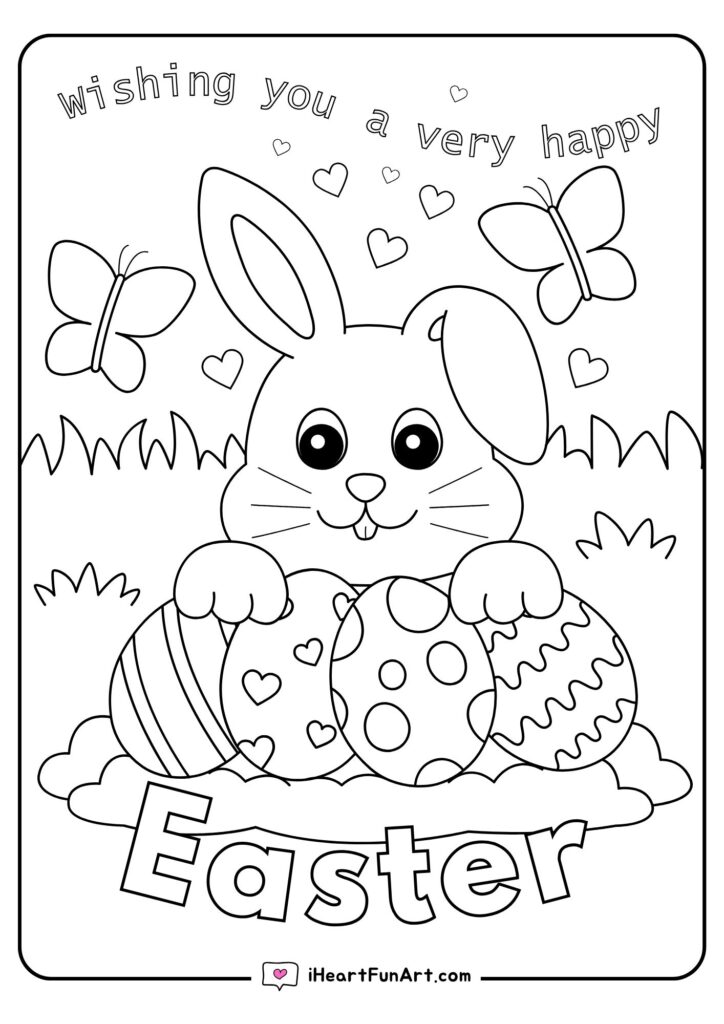 Easter Coloring Pages - 100% Free Printables