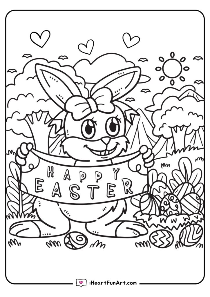 Easter Coloring Pages - 100% FREE PRINTABLES