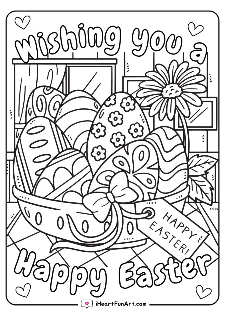 Easter Coloring Pages - 100% FREE PRINTABLES