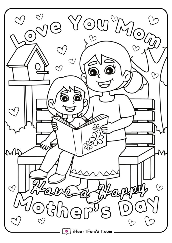 Mother's Day Coloring Pages - 100% FREE Printables