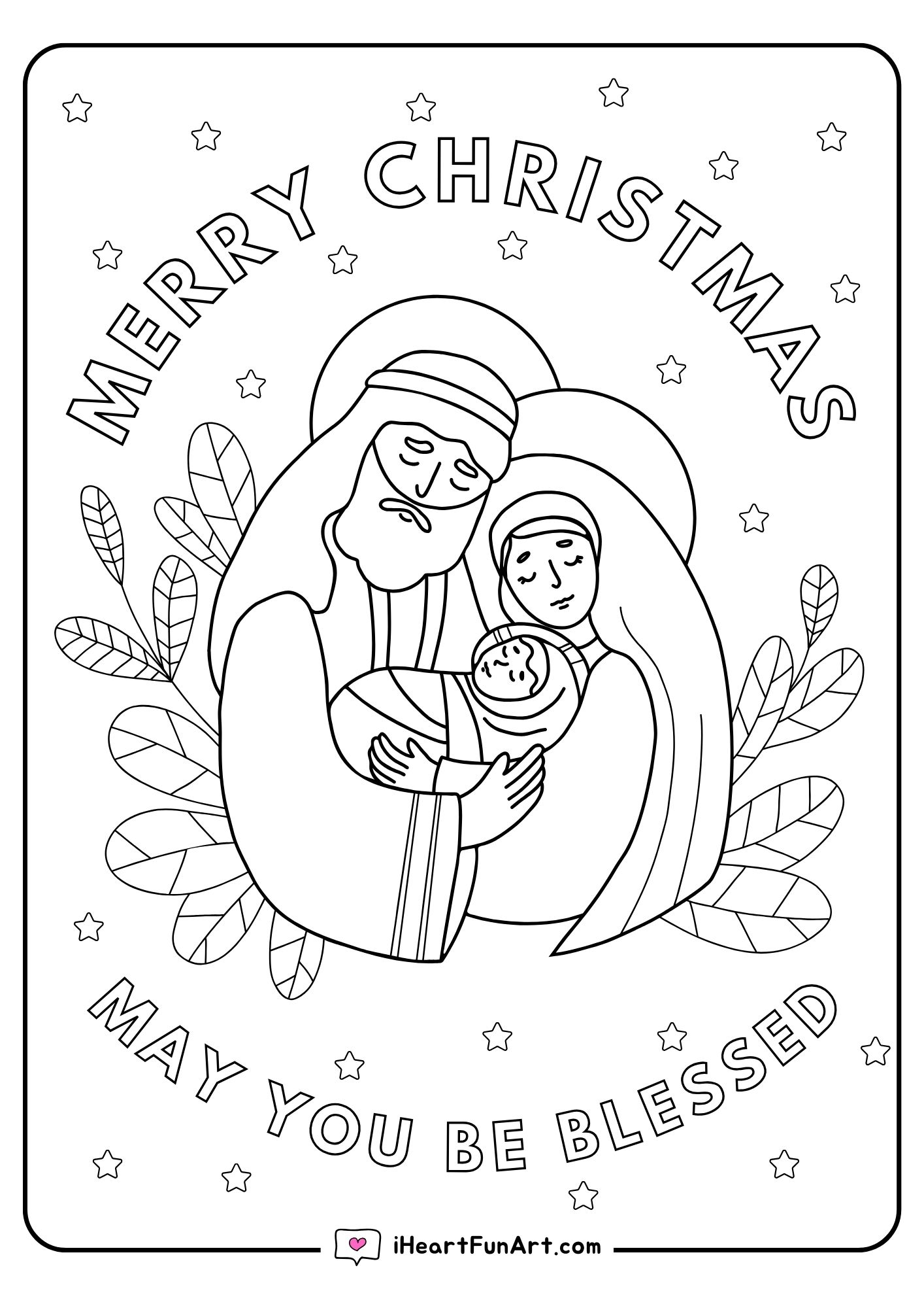 nativity coloring pages