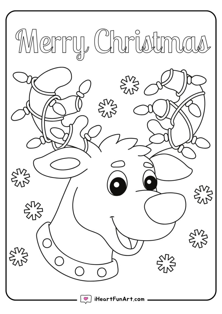 Christmas Coloring Pages - 100% FREE PRINTABLES