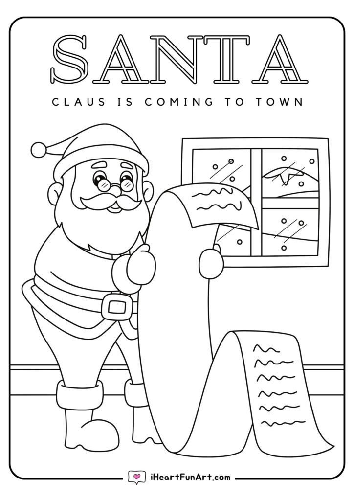 Christmas Coloring Pages - 100% FREE PRINTABLES