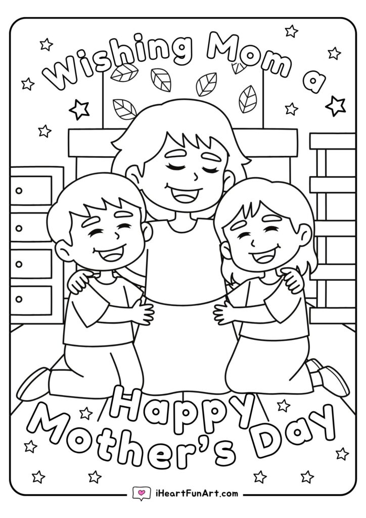 Mother's Day Coloring Pages - 100% FREE Printables