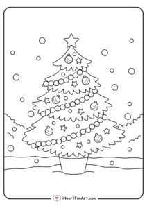 christmas tree coloring