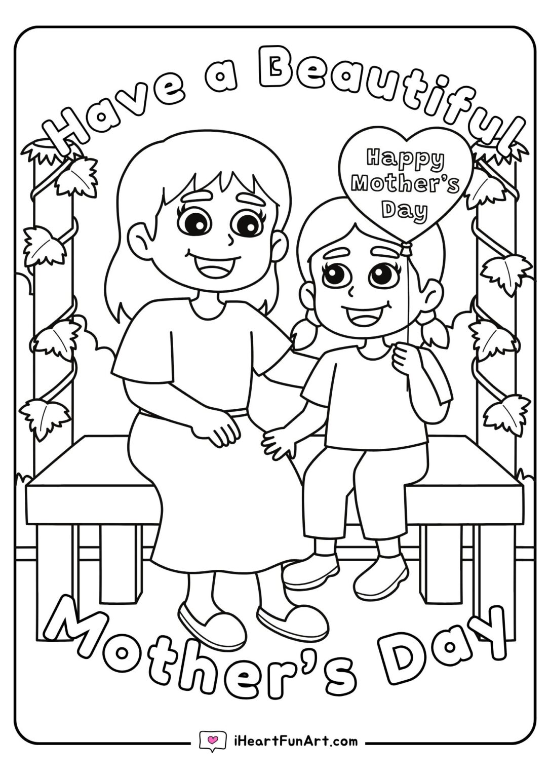 Mother's Day Coloring Pages - 100% FREE Printables